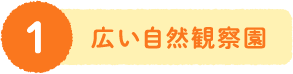 １、広い自然観察園