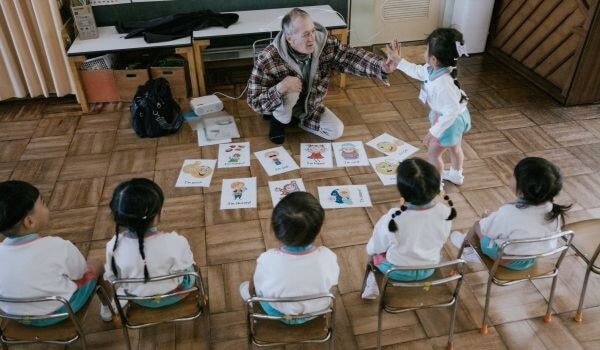 英語の授業の写真