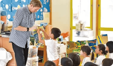 英語の授業の写真