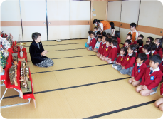 鏡開きの様子